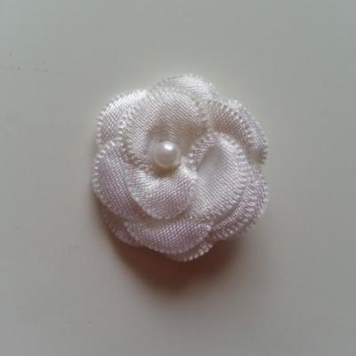 fleur satin 35mm blanc