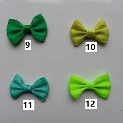 Noeud ruban grosgrain vert 35*23mm n°10