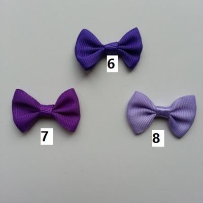 Noeud ruban grosgrain mauve 35*23mm n°8