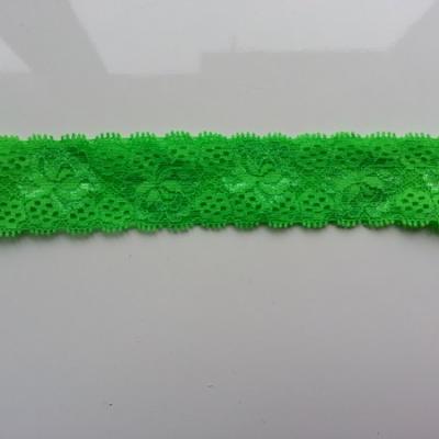 Bandeau dentelle 35mm vert