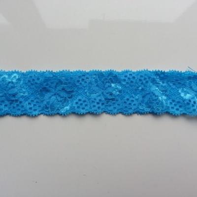 Bandeau dentelle 35mm bleu