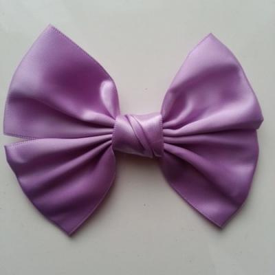 noeud en satin mauve 11*8cm