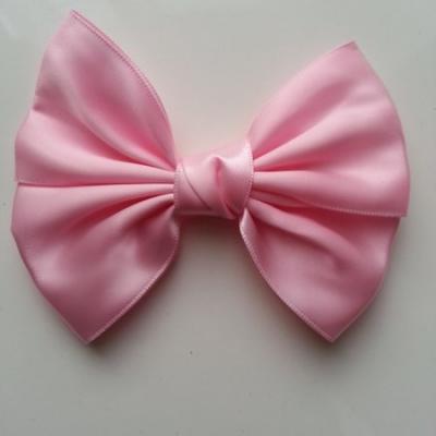 noeud en satin rose 11*8cm