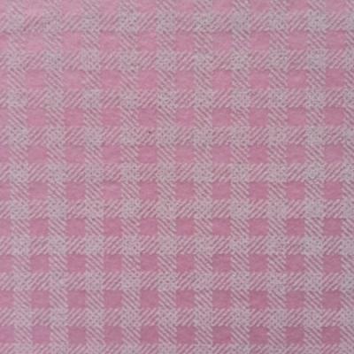 Carré de feutrine motif carreaux 15*15cm rose et blanc