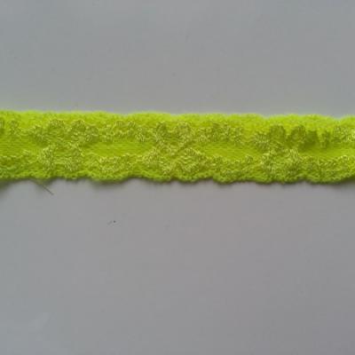 Bandeau dentelle 25mm jaune