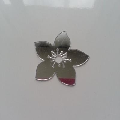 Fleur effet miroir 37mm