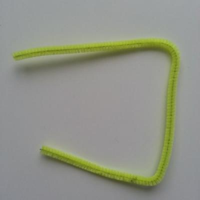 Tige de fil chenille cure pipe 0.6*30cm jaune