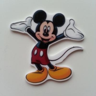 Cabochon souris plat en résine mickey