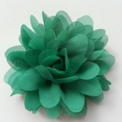 fleur mousseline vert   10cm