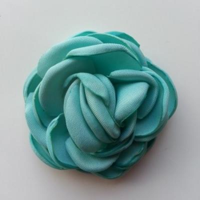 fleur satin de soie 50mm vert