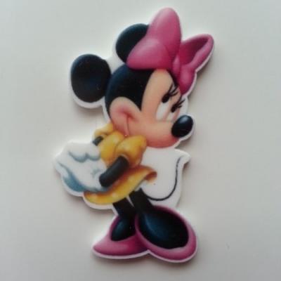 Cabochon souris minnie plat en résine 45*30mm