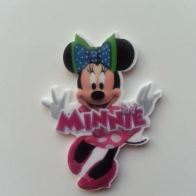 Cabochon  plat en résine souris minnie 35*45mm