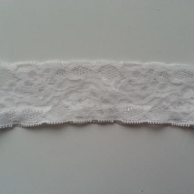 Bandeau dentelle blanc  40mm