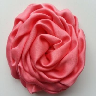 fleur satin chiffon 80mm saumon