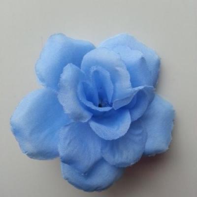 fleur en tissu  70mm bleu ciel