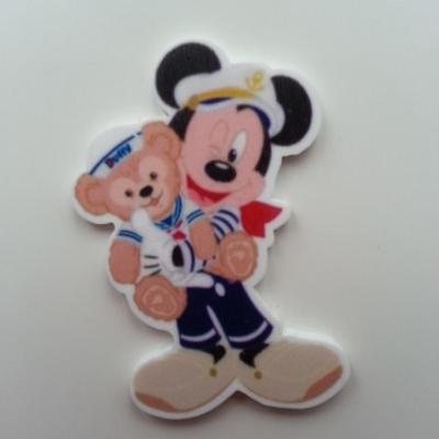 Cabochon souris plat en résine mickey et ours duffy 26*40mm