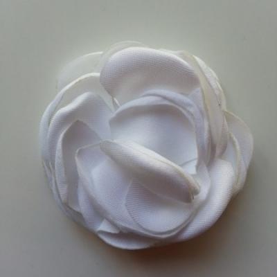 fleur satin de soie 50mm blanc