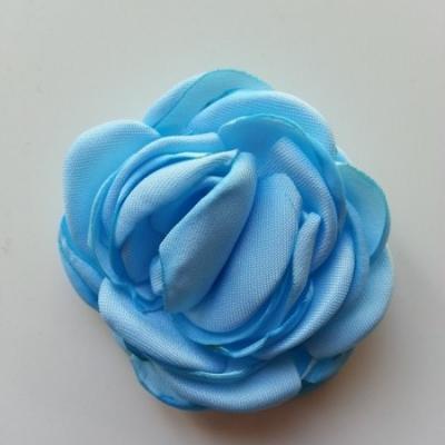 fleur satin de soie 50mm bleu ciel