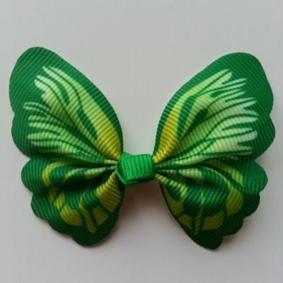 Noeud en tissu imitation papillon 57*52mm vert