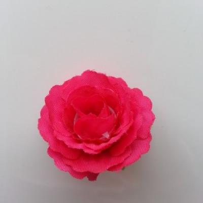 fleur en tissu 35mm rose fuchsia