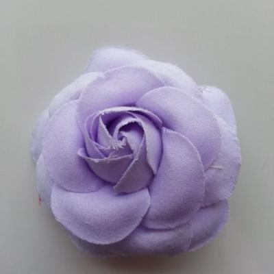 fleur en tissu mauve 50mm