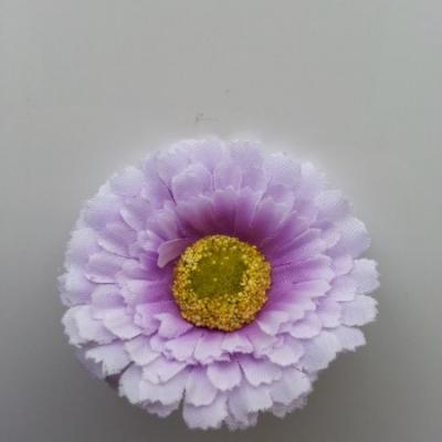 fleur artificielle gerbera en tissu mauve 50mm