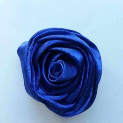 fleur satin 50mm bleu royal