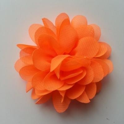 fleur mousseline orange 60mm