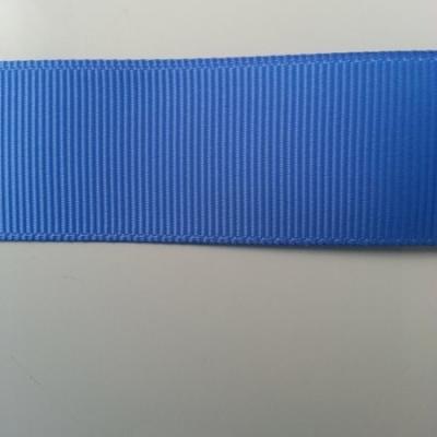 1 mètre de  ruban gros grain  bleu   25mm de largeur