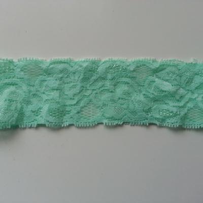 Bandeau dentelle 48mm vert menthe