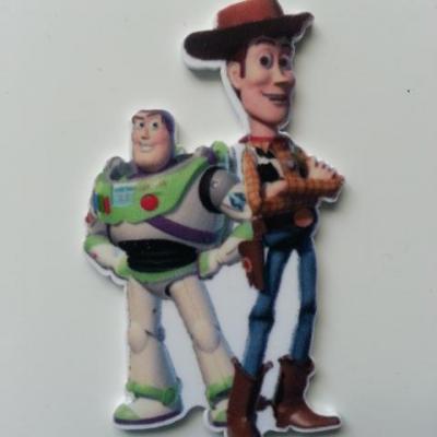 toy story buzz l'eclair et woody 35*60mm cabochon plat en résine