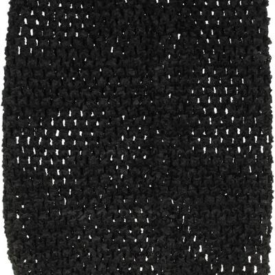 bustier tube crochet  pour tutu noir 25*30cm