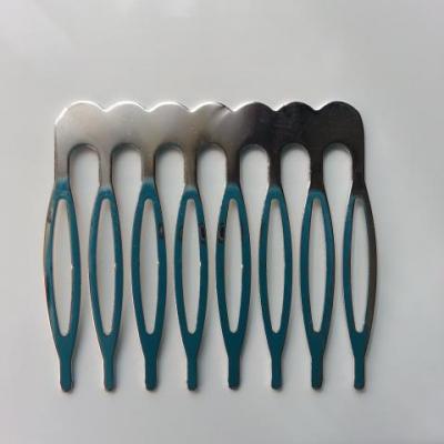 Peigne argenté à décorer 50*40mm