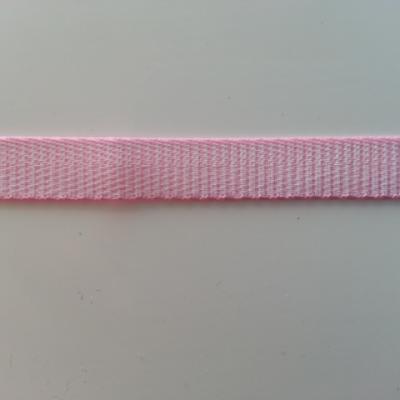 1 metre  de ruban gros grain rose motif rayure  10mm