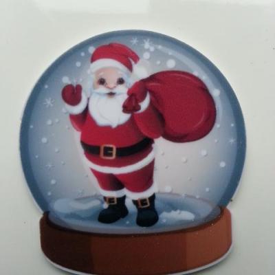 Cabochon père noel  plat en résine 45*50mm