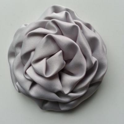 fleur satin chiffon 80mm gris