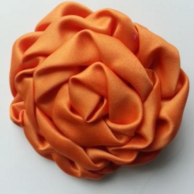 fleur satin chiffon 80mm orange