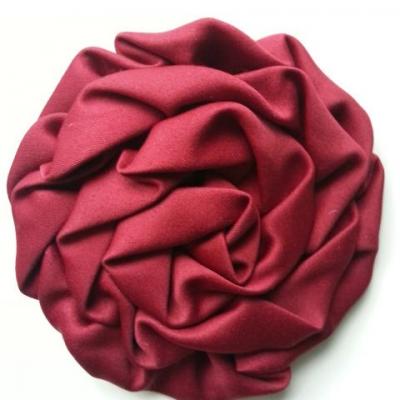 fleur satin chiffon 80mm bordeaux