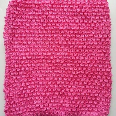bustier tube crochet  pour tutu rose fuchsia 20*23cm