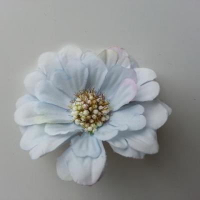 fleur artificielle en tissu 60mm bleu ciel*