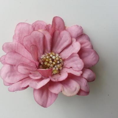 fleur artificielle en tissu 60mm vieux rose