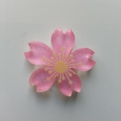 fleur en plastique  26mm rose