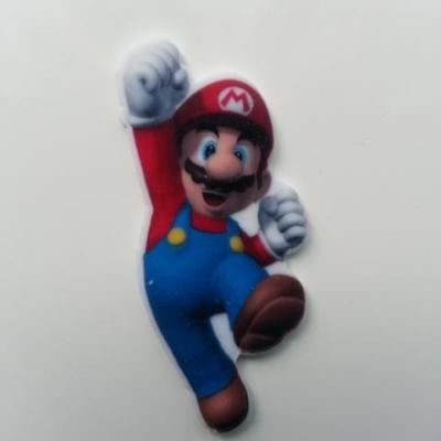 	cabochon en résine super mario  22*50mm