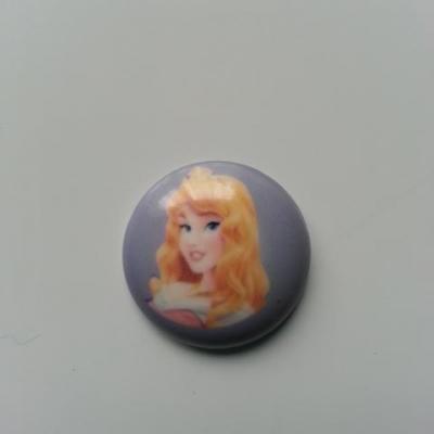 cabochon en résine  princesse aurore  25mm