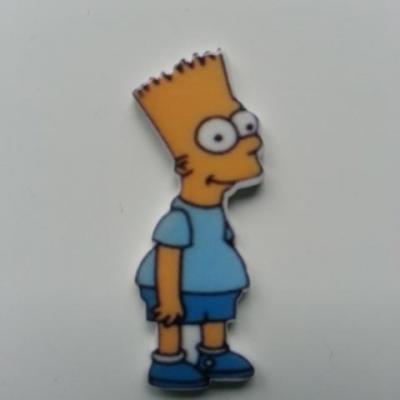 cabochon plat en résine bart simpson 15*40mm