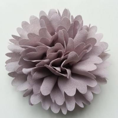 fleur mousseline 90mm gris