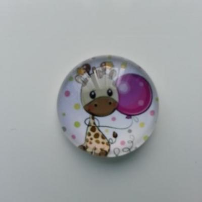 cabochon en verre girafe 20mm