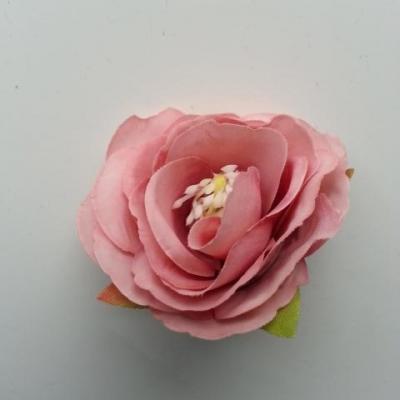 jolie fleur artificielle en tissu de 50mm pêche rosé