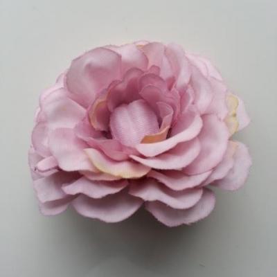fleur artificielle en tissu vieux rose  55mm