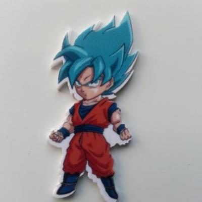 cabochon en resine vegeta dragon ball Z 45*20mm